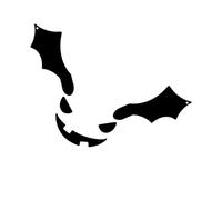 DIEKE Zucca di Halloween Decorare Inserti in Metallo Riutilizzabili Esterna Porta Finestra Decorazione per Feste Casa Temi Matrimonio Decorazioni di Halloween all'aperto