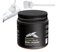 Dielectric Grease For Electrical Connectors Automotive, Insulating Marine Silicone Grease Automotive Seals - Heat-Resistant Electrical Lubricants With Brush For Easy Application