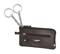 Aeronautica Militare Linea"Flag" Portachiavi bustina con anelli Moro aM-107 13x7x1 cm