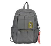 dielle manifatture srl Aeronautica Militare Linea Frecce Zaino PortaPC in Tessuto Tecnico gommato Antracite AM-345 31x45x18 cm