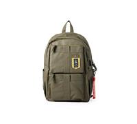 dielle manifatture srl Aeronautica Militare Linea Frecce Zaino PortaPC in Tessuto Tecnico gommato Verde AM-345 31x45x18 cm