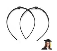 DIELOVEHUA Decorazione di Laurea, 2 Pezzi Fascia per Capelli da Laurea, Inserto per Cappello da Laureato, per Fissare il Tappo di Laureato, per Decorazioni di Feste, Fotografia (C)