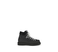 Diemme Black Calf Leather Bos Taurus Lace-Up Boots - EU45/US12