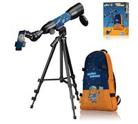 DieMouse 50/350 telescopio per bambini con zaino Supporto per smartphone Accessori Filtro lunare Treppiede