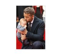 Diempi Poster su tela di Ryan Reynolds (10), decorazione per camera da letto, ufficio, camera da letto, regalo, 50 x 75 cm