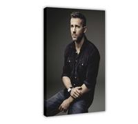 Diempi Poster su tela di Ryan Reynolds (11), decorazione per camera da letto, ufficio, camera da letto, regalo, 20 x 30 cm