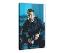 Diempi Poster su tela di Ryan Reynolds (4), decorazione artistica da parete per soggiorno, camera da letto, 30 x 45 cm