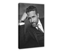 Diempi Poster su tela di Ryan Reynolds (7), decorazione artistica da parete per soggiorno, camera da letto, 50 x 75 cm