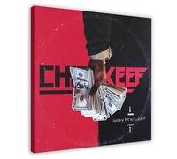 Diempi Poster su tela, motivo: Chief Keef Sorry 4 The Weight, decorazione per camera da letto, ufficio, camera da letto, regalo, 30 x 30 cm