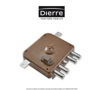 DIERRE ATRA SERRATURA AD APPLICARE CON CILINDRO A POMPA ART. 3121.91DG