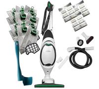 DIERRESTORE Aspirapolvere -FOLLETTO- VK150 NUOVA + Spazzola E Sottospazzola HD50 - MOTORE da 60.000 giri/min ULTRA POTENTE - COMPRESI DI 6 SACCHETTI E TUBI COMPATIBILI E SPATOLA BIMBY