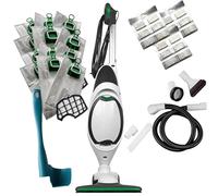 DIERRESTORE Aspirapolvere -FOLLETTO- VK150 NUOVA + Spazzola E Sottospazzola HD50 - MOTORE da 60.000 giri/min ULTRA POTENTE - COMPRESI DI 36 SACCHETTI COMPATIBILI + SPATOLA BIMBY COMPRESA