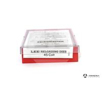 Dies Lee Reloading calibro 45 Colt - Carbide Die Set - Shell Holder omaggio