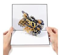 Diese-Klappkarten Biglietto Auguri Compleanno 30 Anni - Biglietto Auguri Pop Up 3D con Numero - Biglietto Auguri 30 Anni Ragazza Ragazzo - Buon Compleanno Originale - 50 x 20 cm