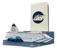 Buono regalo viaggio, biglietto regalo viaggio 3d, biglietti crociera pop up con busta, regalo I idea regalo anniversario, biglietti invito tema viaggio festa di compleanno, T16