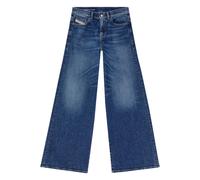 Diesel, ,Jeans ,Donna ,Blu ,W28 Jeans Denim Blu con Zip Nascosta