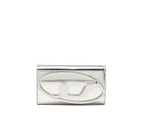 Diesel - Borsa a Spalla in Pelle Effetto Specchio - -Bags -Donna -Grigio -ONE SIZE