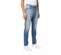 Diesel 2005 D-Fining 09E85 Uomo Jeans W34/L30 Regular Affusolato Lavato Blu Rrp