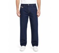 DIESEL 2020 D-Viker Z9B85 Jeans Uomo W34/L34 Blu Regular Straight Regular Fit