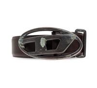 Diesel, ,Accessories ,Uomo ,Marrone ,90 CM Oval D Logo Belt