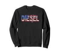 Diesel American Flag Diesels Trucks Roll Coal USA Truck Gift Felpa