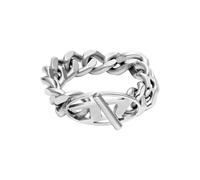 Diesel Anelli unisex in acciaio inox, 8, Tono argento