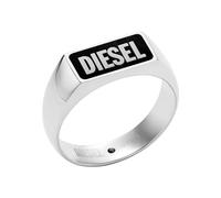Diesel Anello da uomo in acciaio inox agata 32027833, 60, Acciaio inossidabile, Nessuna pietra preziosa