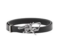 Diesel - B-D Line W Angel 20 Belt - - Accessories - Donna - Nero - 75 CM