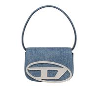 Diesel Mujer 1DR Medium Blue Denim Shoulder Bag, Azul Medio