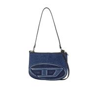 Diesel - Twin Pouch in Cotone Blu con Catena - -Bags -Donna -Blu -ONE SIZE