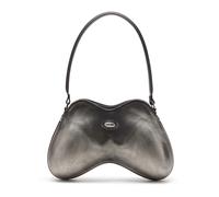 Diesel, ,Bags ,Donna ,Grigio ,ONE SIZE Borsa a tracolla con logo ovale-D in metallo