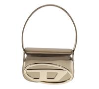 Diesel, ,Bags ,Donna ,Grigio ,ONE SIZE Borsa a tracolla metallica