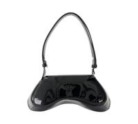 Diesel, ,Bags ,Donna ,Nero ,ONE SIZE Borsa a Tracolla Nera in Sintetico con Patta