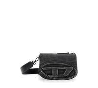 Diesel, ,Bags ,Uomo ,Nero ,ONE SIZE Borsa a tracolla nera con logo ovale D