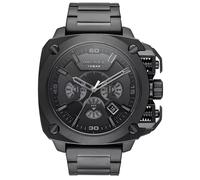 Diesel BAMF DZ7449 Men's Watch - Black Dial, Gunmetal Stainless Steel Bracelet