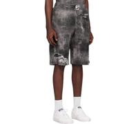 Diesel Bermuda P-Ston Jersey Effetto Distressed Vita Elastico Uomo XL Grigio