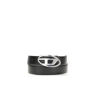 Diesel Black Calf Leather Bos Taurus Regular Belt - 80 cm / 32 Inches