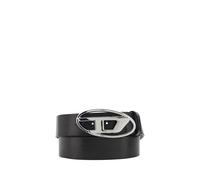 Diesel Oval D Logo B-1DR Unisex Belt Ref. X08727-PR666-001 Colore Nero Taglia 80