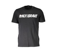 Diesel Black Cotton Men T-Shirt - XL