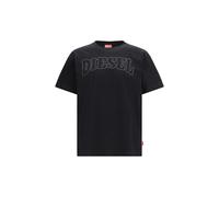 Diesel Black Cotton T-Shirt - M