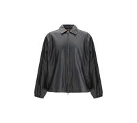 Diesel Black Polyester Biker Jacket - IT46 | S