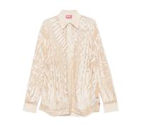 Diesel, ,Blouses & Shirts ,Donna ,Beige ,S Blusa Bianca con Stile Qmbr