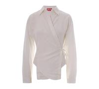 Diesel, ,Blouses & Shirts ,Donna ,Bianco ,XS Blusa con Nodi da Annodare
