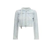 Diesel Blue Cotton Biker Jacket - S