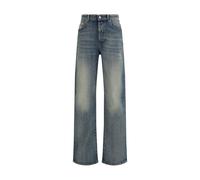 Diesel Blue Cotton Straight-Leg Jeans - 26