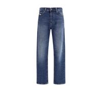 Diesel Blue Cotton Straight-Leg Jeans - W24