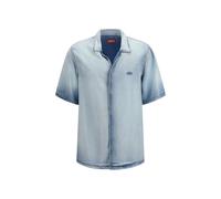 Diesel Blue Lyocell Shortsleeve Shirt - S