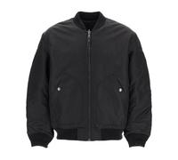 Diesel - Bomber Jacket Nero in Nylon con Zip - - Jackets - Uomo - Nero - M
