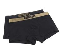 DIESEL Boxer Uomo Elasticizzato L Cotone 95% 5% Elastan Damien-Gft 2-Pack Nero