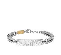 Diesel Bracciale da uomo, Bracciale a catena in acciaio inossidabile bicolore, Lunghezza: 198 mm+25 mm, Larghezza: 49,2 mm, Altezza: 10,6 mm, DX1429931